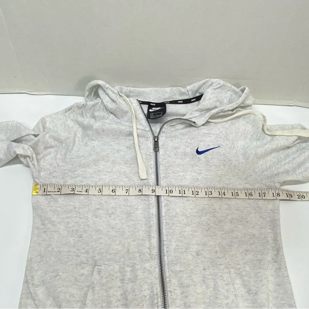 Nike Womens Heathered Gray Small Kentucky Wildcats Full Zip Raglan Hoodie Sports
